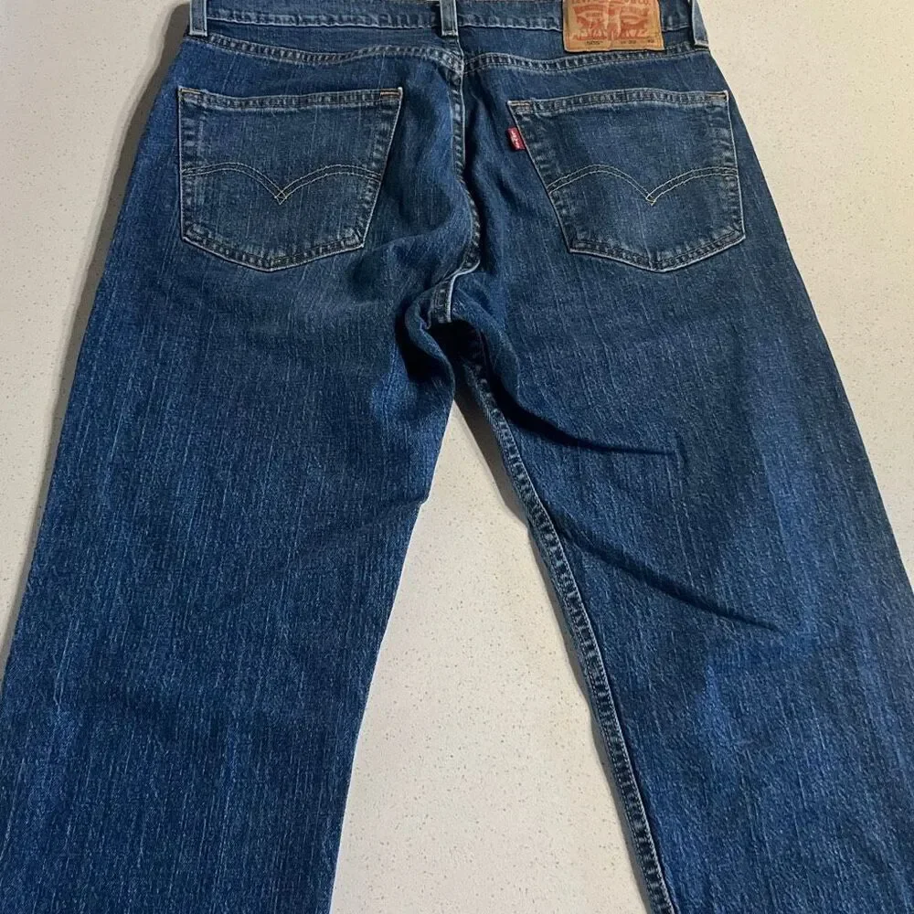 Levi’s 505 Classic Straight Fit Blue Jeans Tagged 32/32